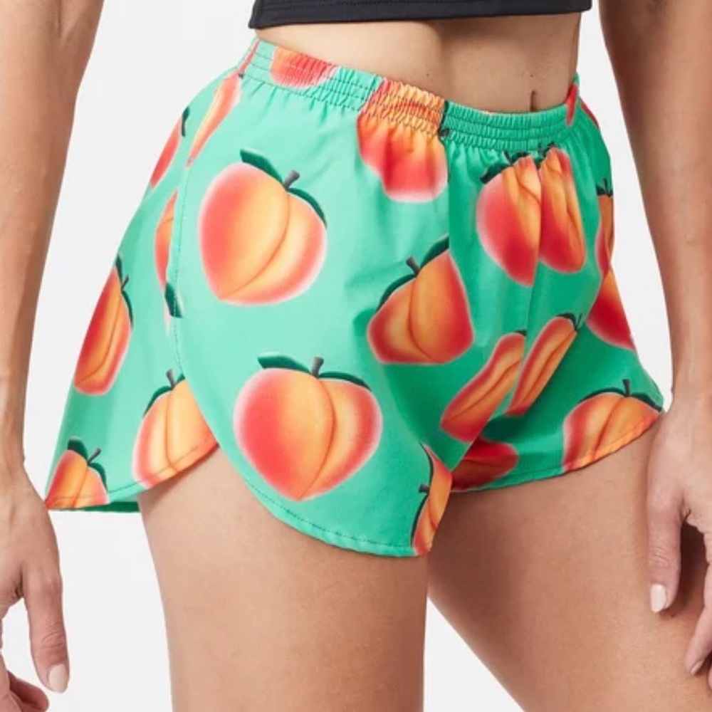 BOA Women's 1" Elite Split Short - Running athletic Peach Perfect size small